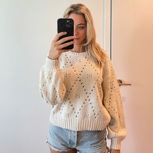 Cream sweater